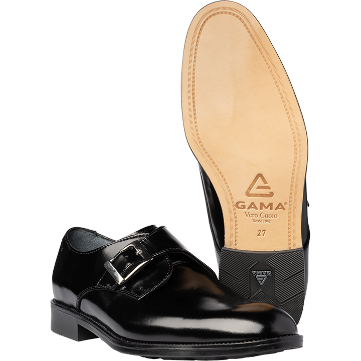 823 negro suela Cuero